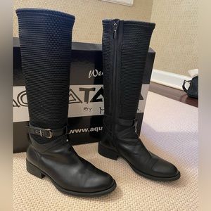 Aquatalia by Marvin K. Weatherproof stretch leather boots size 8.5
